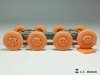 E.T. Model P35-111 WWII German Sd.Kfz.234 workable suspension ( 3D Printed ) For DRAGON Kit 1/35